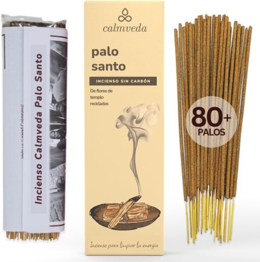 Calmveda Incienso Palo Santo varillas para limpiar la casa de malas energías