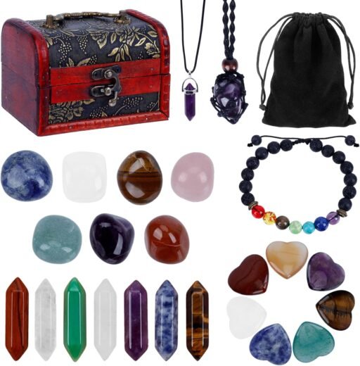 28 Piezas Naturales Cristales Curativos