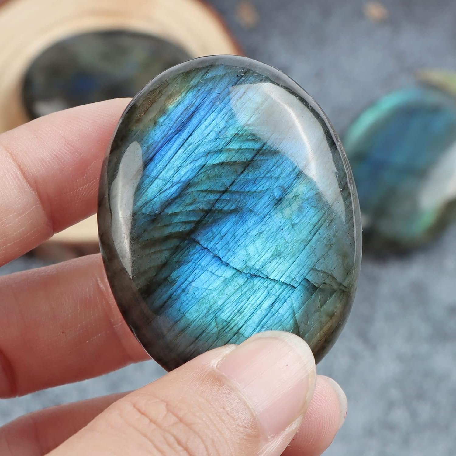 Labradorita natural pulida Labradorita natural pulida - Imagen 3