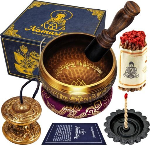 NAMASTEY® – Set de Cuenco Tibetano