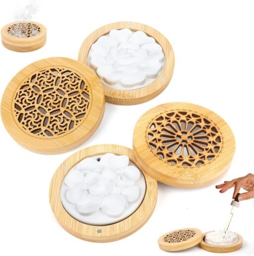 2 piezas difusor aceites esenciales sin agua. Difusor de aceites esenciales aire aromático. 2 cajas de incienso de madera para aromaterapia y decoración