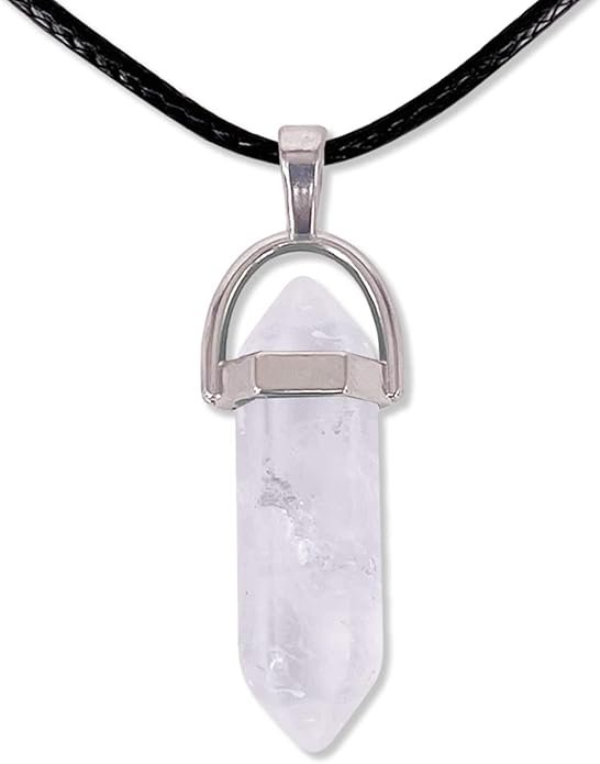 Amuleto de cuarzo blanco