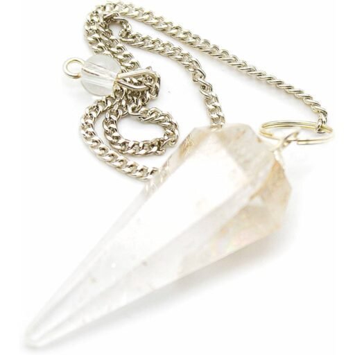 Péndulo de cuarzo blanco