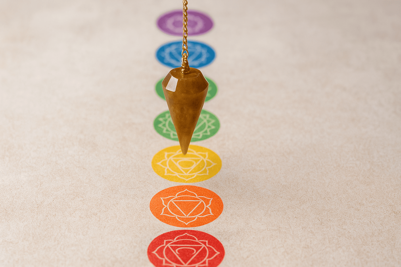 Péndulo para equilibrar los chakras