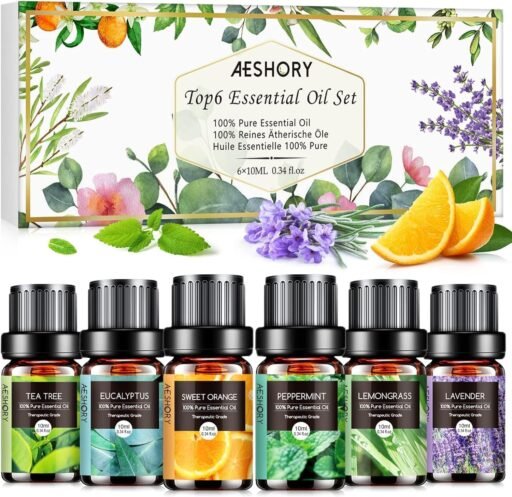 Set de aceites esenciales aromaterapia
