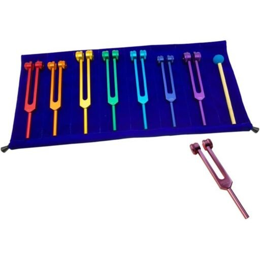 Sknrlko Juego de diapasón de chakras para la curación, la terapia de sonido y el mantenimiento de la armonía del cuerpo, la mente y el alma