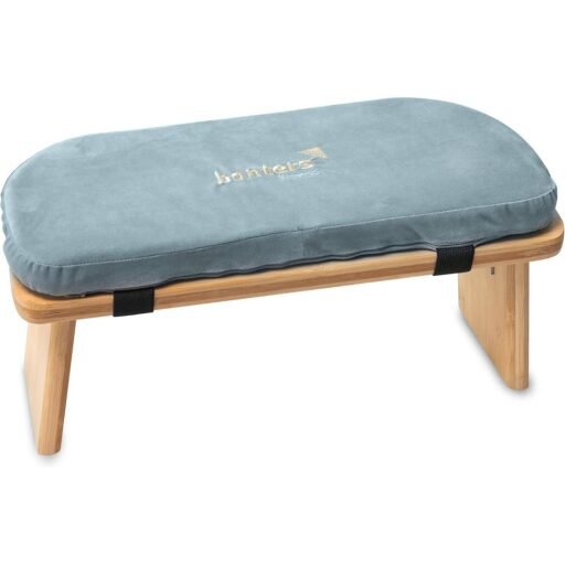 Taburete de meditación plegable con cojín