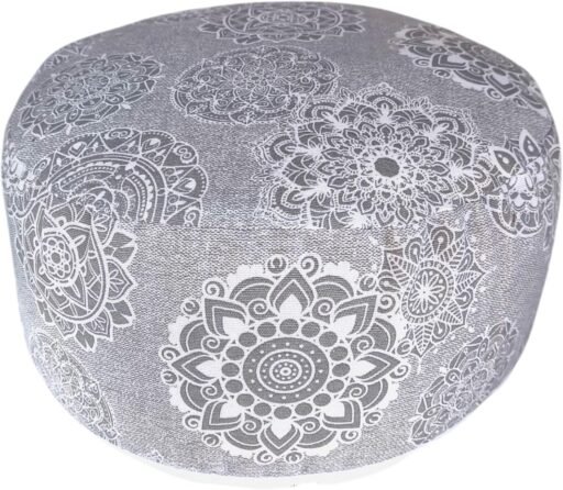 Zafu meditación Mandalas Gris