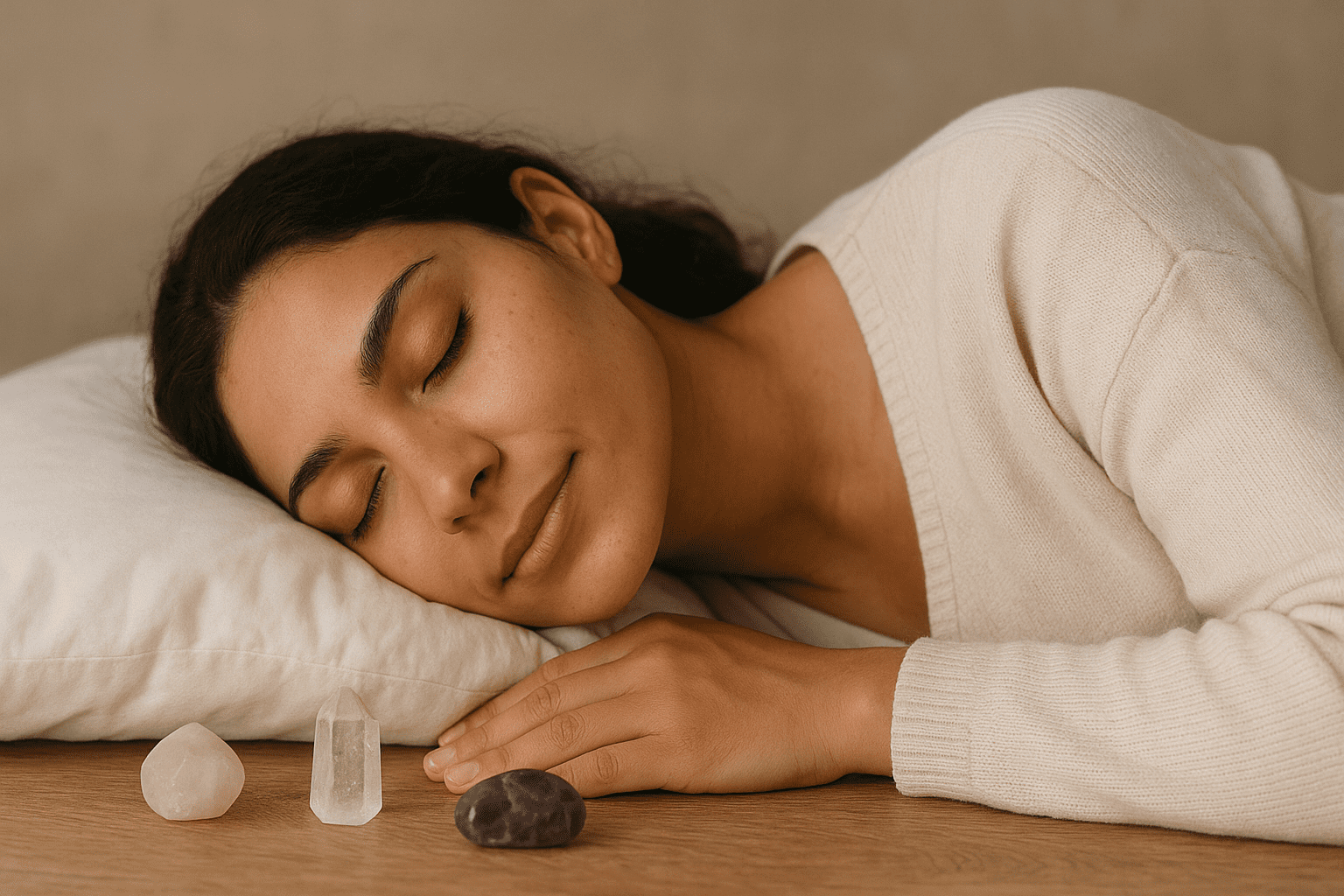 Cristales para el sueño reparador y los sueños lúcidos