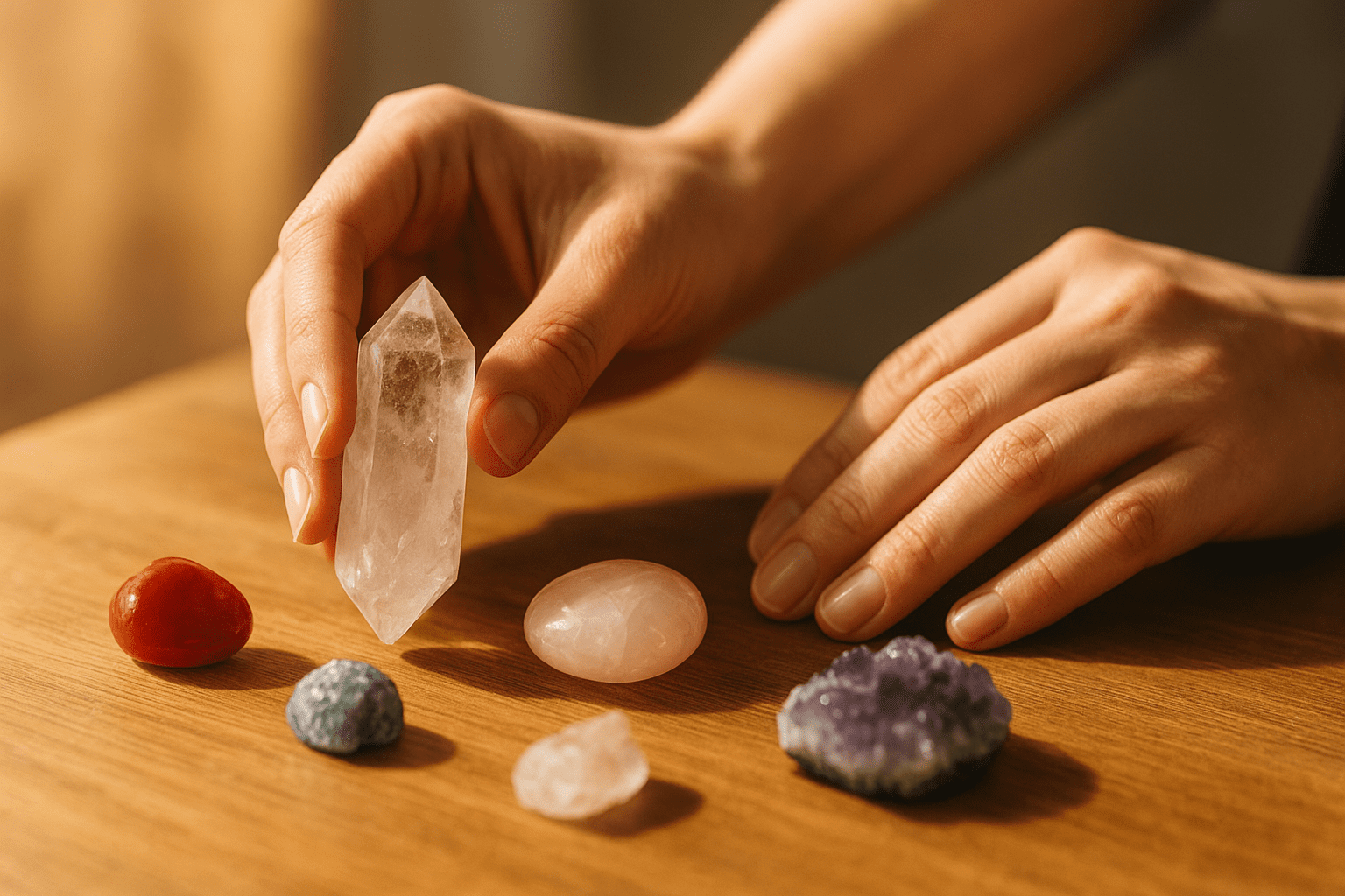 Como limpiar y recargar tus cristales con la energia solar y lunar