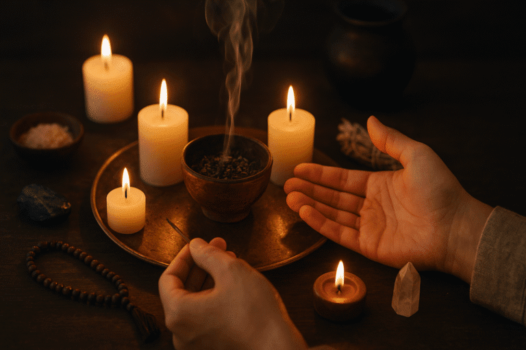 Ritual de apertura del altar personal