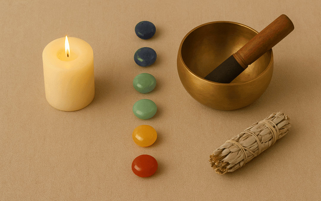 Ritual de equilibrio de chakras con cristales