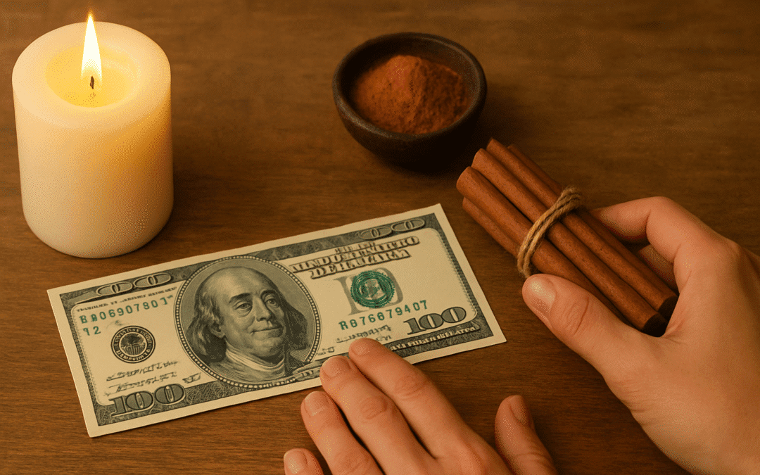 Ritual del billete y la canela para atraer prosperidad