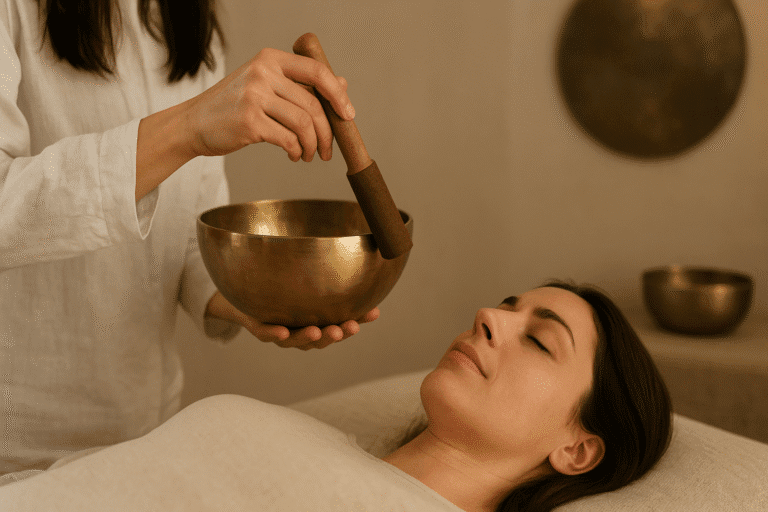 Ritual de limpieza energética con sonido (cuencos o campanas) 