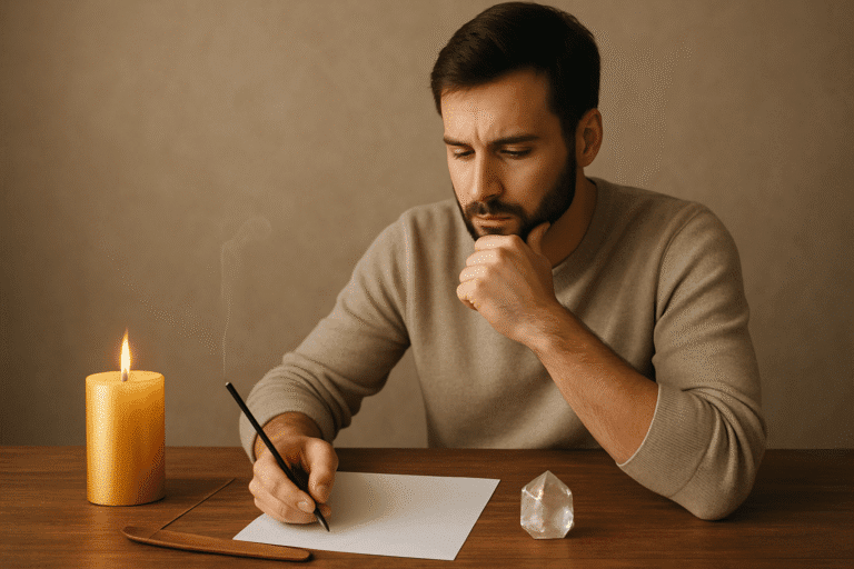 Ritual de cierre de ciclos y gratitud del mes 