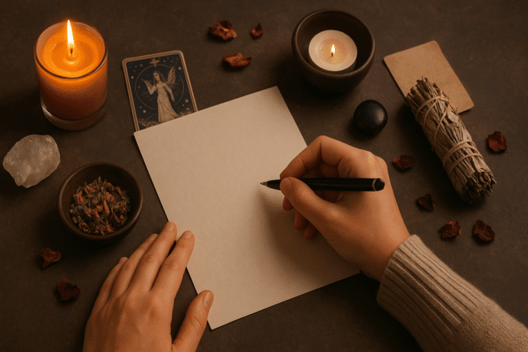 Ritual de carta al universo para el nuevo ciclo 