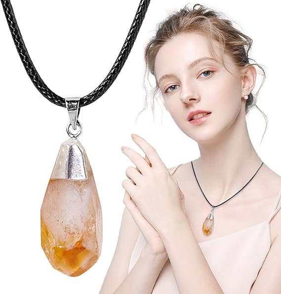 Colgante Con Citrino Para La Energía Positiva Colgante Con Citrino Para La Energía Positiva - Imagen 5