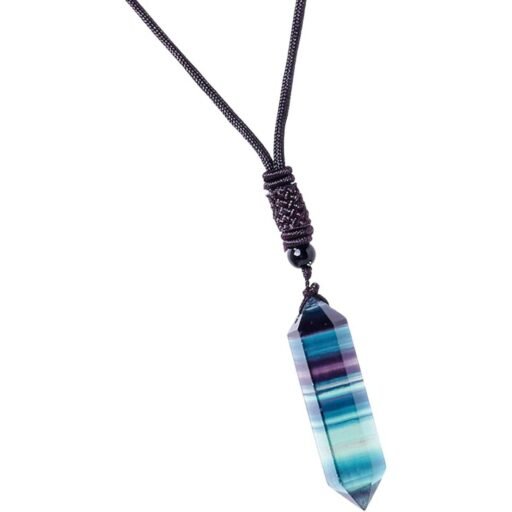 Colgante con fluorita