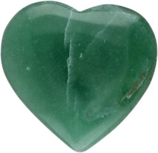 Cuarzo verde con forma de corazón