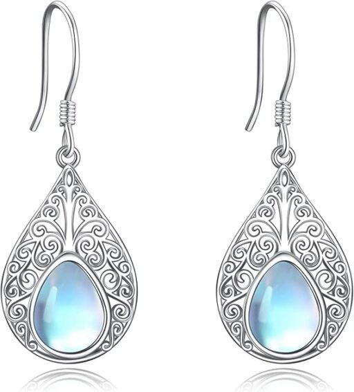 Pendientes de piedra lunar