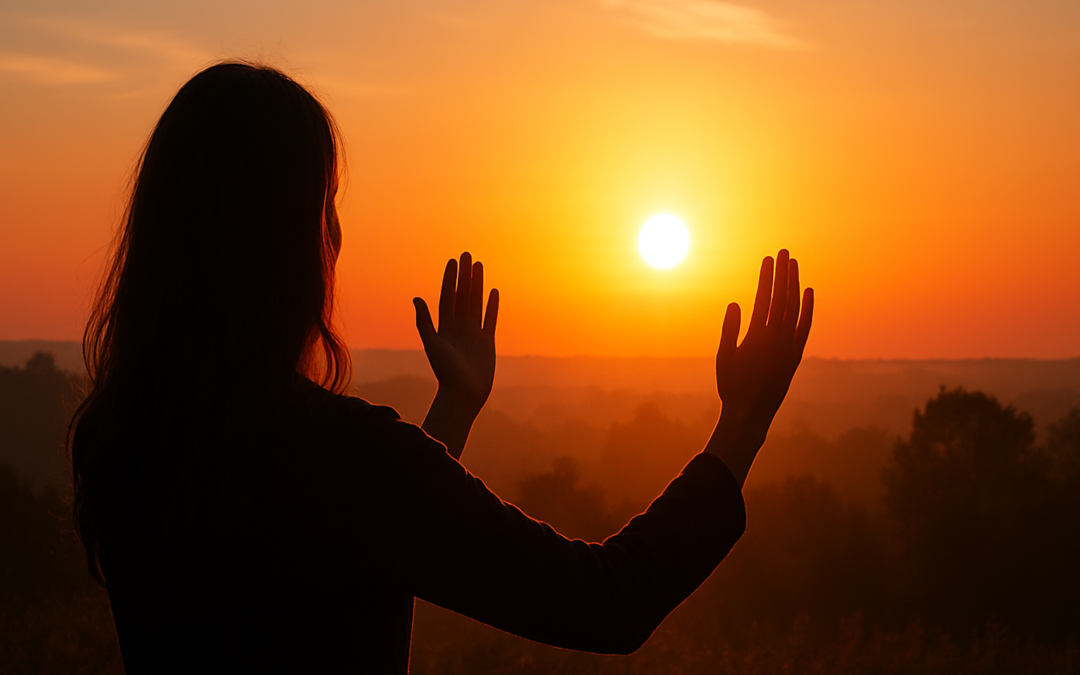 Purificación energética con luz solar consciente: ritual al amanecer 